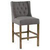 Karla Tufted 24 inch Counter stool by Kosas Home