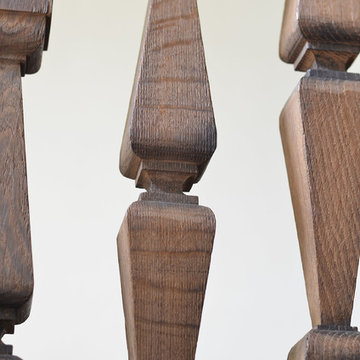 Early 17th Century Style Jacobean Oak Staircase