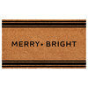 Calloway Mills French Stripe Merry and Bright Doormat, 24x48
