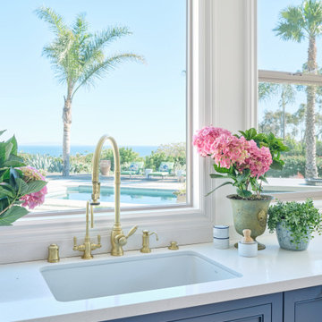 Malibu Kitchen Sink with Ocean View Window