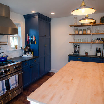 Kitchen View-Island and buffet area