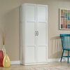 Bowery Hill Transitional Adjustable Storage Cabinet in White