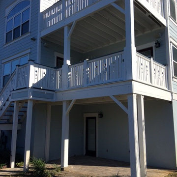 Rebuild rotted balconies NW balcony finished photo