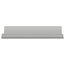 18"W x 52"H Euroline Partially Recessed Mounted Bright Annealed Steel Framed