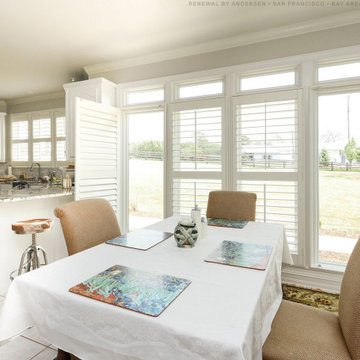 New White Windows in Bright Kitchen and Dinette - Renewal by Andersen San Franci