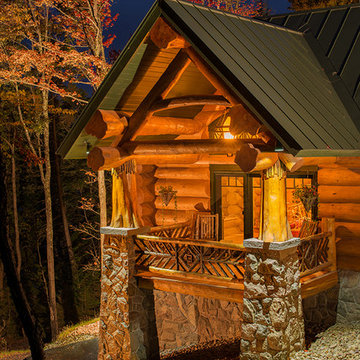 Big Moose, New York Log Home