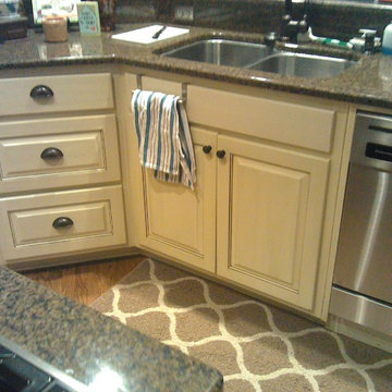 Kitchen renovation work - before