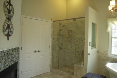 Example of a huge transitional bathroom design in Baltimore