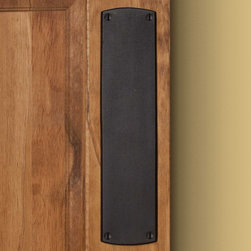 TRADITIONAL PUSH PLATE - BRONZE PATINA - Products