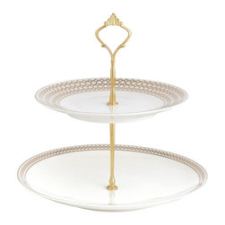 Chantilly 2 Tier Cake Stand - Dessert And Cake Stands