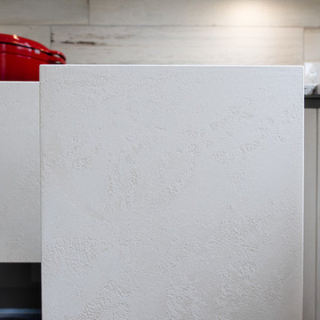 White Concrete Kitchen