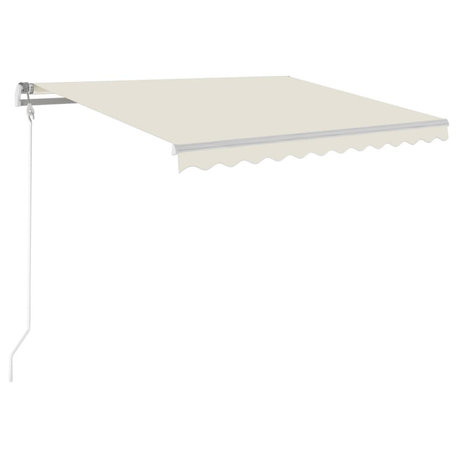 vidaXL Electric Awning Retractable Canopy Patio Sunshade Sun Shelter Cream