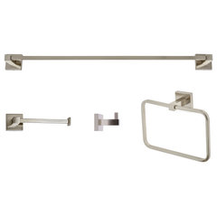 Stainless Steel Brushed Nickel Bathroom Hardware Set Bathroom Accessory Set  - China Bathroom Accessories Set, Bathroom Set