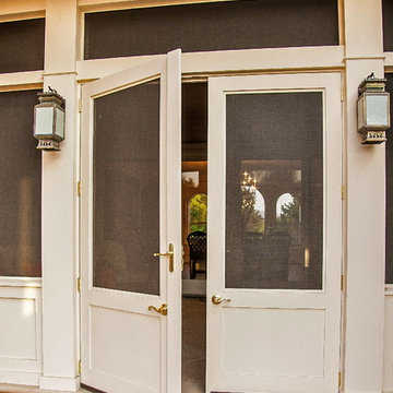 Exterior Renovation with Enclosed Patio and Pergola