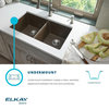 Elkay Quartz Classic 33"x18 7/16" Single Bowl Undermount Sink, Greige