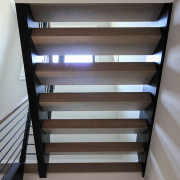 Project #52 | Minimalist Open Riser Stairway