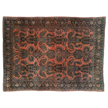 Antique Persian Kashan Rug, 08'05 X 11'05