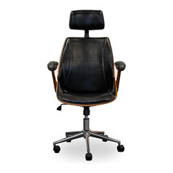 Dawson Office Chair-Bentwood Walnut - Products