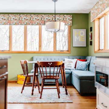 Breakfast Nook off Off White Kitchen