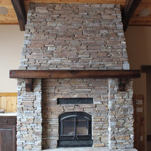 fireplace mantel