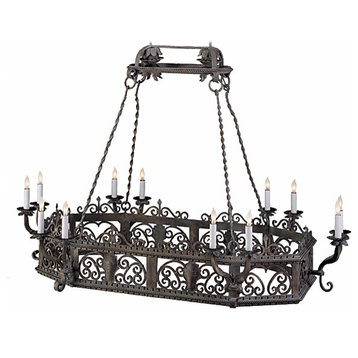 Acuna Wrought Iron Chandelier