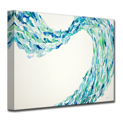 Ready2HangArt - Ready2Hangart 'Flow' By Norman Wyatt, Jr. Canvas Art , 16" Hx20" W - Prints And Posters