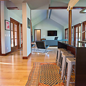 Millwork design + Quartz modern home