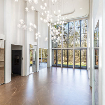 Entryway Lighting, Tress Residence