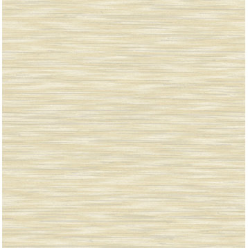 Benson Yellow Faux Fabric Wallpaper Bolt