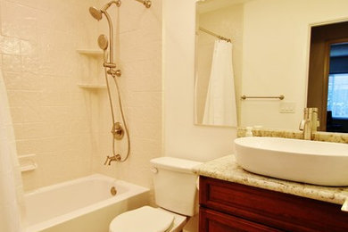 Inspiration for a contemporary bathroom remodel in Sacramento