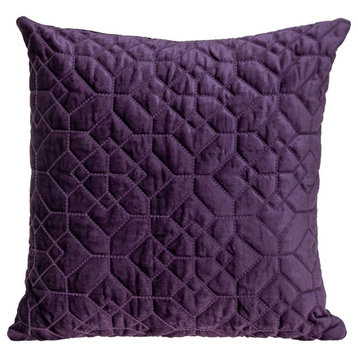 Parkland Collection Sora Transitional Purple Throw Pillow PILL21309P