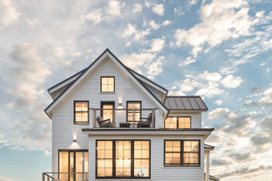 Minimalist exterior home photo in Portland Maine