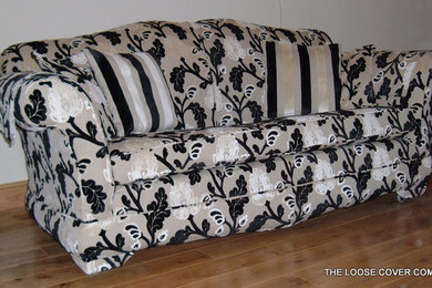 Norfolk Tailored sofa and chair loose covers