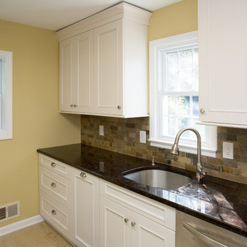 Silver Spring Contemporary Kitchen Design Remodel Elegant Galley