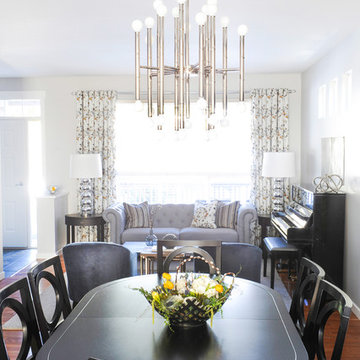 Glamorous Living and Dining Room