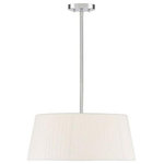 Savoy House - Savoy House 7-12000-1-SN Kings - 1 Light Pendant - Haute couture for your home! The Kings pendant feaKings 1 Light Pendan Satin Nickel White O *UL Approved: YES Energy Star Qualified: n/a ADA Certified: n/a  *Number of Lights: 1-*Wattage:60w E26 Medium Base bulb(s) *Bulb Included:No *Bulb Type:E26 Medium Base *Finish Type:Satin Nickel