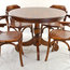 Village Mahogany Round Dining Table