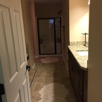 Master Bathroom Remodel with Mosaic Backsplash