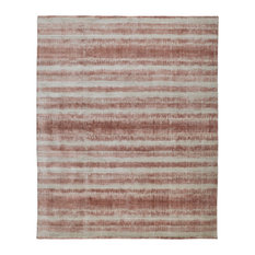 Feizy 8824FBLH Mackay Hand Woven Pink / Rust Area Rug - 4' X 6' Rectangle