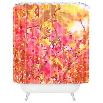 Jacqueline Maldonado Cherry Blossom Canopy Shower Curtain