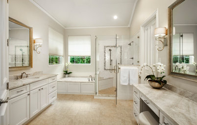 Bathroom of the Week: Timeless Style Updates a ’90s Master Bath