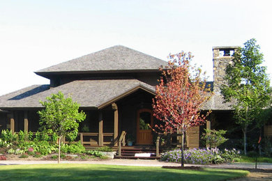 Country home design in Burlington.