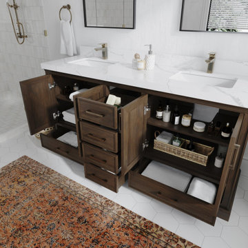 Charlotte Teak Wood Vanity