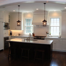 kitchen - our floor plan with wall opening