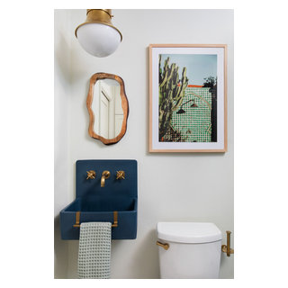 ATX Color - Powder Room - Austin - by Lauren Allyn Interiors