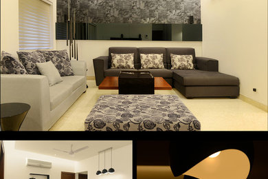 Inspiration for a modern home design remodel in Other
