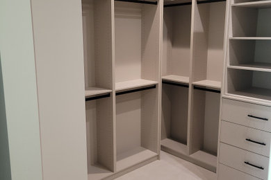 Inspiration for a contemporary closet remodel in Phoenix