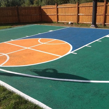 Robert A's Pro Dunk Platinum Basketball System on a 45x25 in Providence, RI