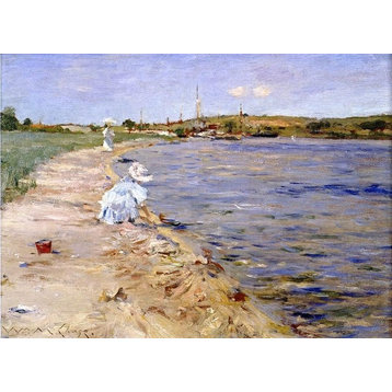 William Merritt Chase Beach Scene, Morning at Canoe Place Wall Decal