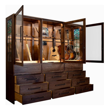 Luke Combs humidity controlled guitar cabinet
